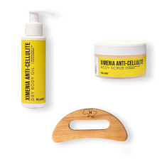 Шкребок гуаша для тіла + Антицелюлітні засоби Хimenia Anti-cellulite