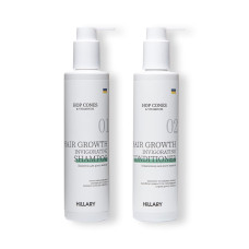 Шампунь + Кондиціонер для росту волосся Hillary Hop Cones & B5 Hair Growth Invigorating