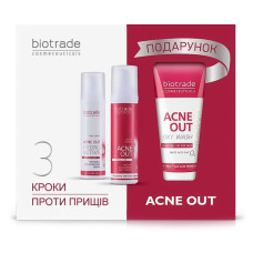 Biotrade Acne Out Набор "3в1" для жирной и проблемной кожи (гель/50ml + лосьон/60ml + крем/60ml)