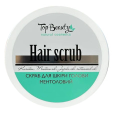 Top Beauty Скраб для кожи головы Hair scrub ментоловый 250 мл