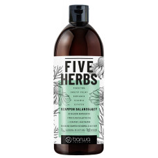 BARWA COSMETICS FIVE HERBS Шампунь балансирующий для нормальных и жирных волос, 480 мл