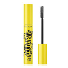 CLARESA Тушь для ресниц FLYGIRL COMB&CURL Черная, 10 г