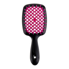 Janeke Расческа SUPER BRUSH черная с фуксией