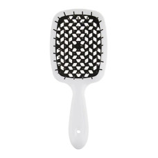 Janeke Расческа SUPER BRUSH белая с черным
