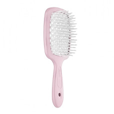 Janeke Расческа SMALL SUPER BRUSH розовый с белым