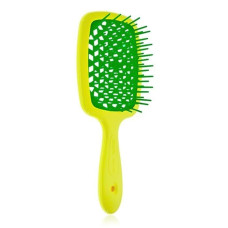 Janeke Расческа SUPER BRUSH неоново-зеленая