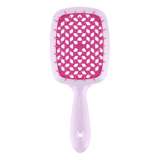 Janeke Расческа SMALL SUPER BRUSH лавандовый с фуксией