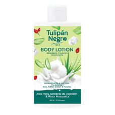 TULIPAN NEGRO ЛОСЬОН для тела АЛОЭ ВЕРА, Хлопок, Шиповник, 400 мл