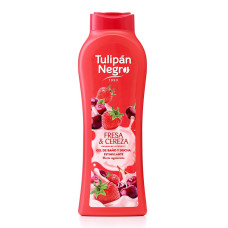 TULIPAN NEGRO Гель для душа TULIPAN NEGRO Клубника и вишня, 650 мл