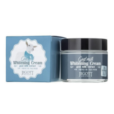 JIGOTT Крем для лица ОСВЕЩЕНИЕ/КОЗИНОЕ МОЛОКО GOAT MILK Whitening Cream, 70 мл