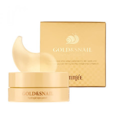 PETITFEE Гидрогелевые патчи для глаз ЗОЛОТО/УЛИЦА Gold/Snail Hydrogel Eye Patch, 60 шт