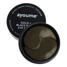 AYOUME Патчи для глаз с золотом и черным жемчугом Ayoume GOLD+BLACK PEARL EYE PATCH, 60 шт