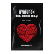 MEDI-PEEL Тканевая маска с экстрактом розы Hyaluron 100 Rose Energy Tox, 1 шт