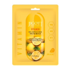 JIGOTT Тканевая маска для лица ВИТАМИН VITAMIN Real Ampoule Mask, 27 мл