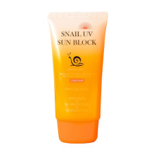JIGOTT Солнцезащитный крем для лица с муцином улитка Snail Uv Sun Block Cream SPF50+, 70 мл
