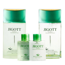 JIGOTT Мужской набор по уходу за лицом ЗЕЛЕНЫЙ ЧАЙ WELL-BEING GREEN TEA HOMME SKIN CARE 2SET