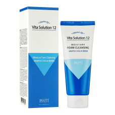 JIGOTT Пенка для умывания увлажняющая Vita Solution 12 Moisture Foam Cleansing, 180 мл