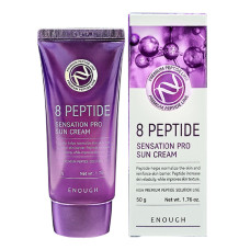 ENOUGH Солнцезащитный крем Пептиды 8 Peptide Sensation Pro Sun Cream, 50 мл