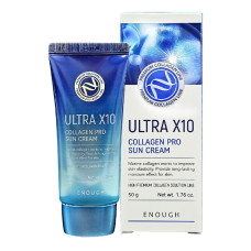 ENOUGH Солнцезащитный крем Ultra X10 Collagen Pro Sun Cream, 50 мл