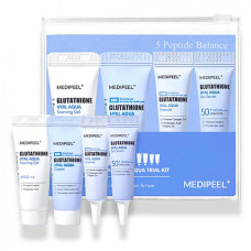 MEDI-PEEL Набор миниатюр Glutathione Hyal Aqua Trial Kit (Cleanser15ml+Sunscreen4ml+Ampoule4ml+Cream15ml)