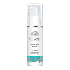 MITVANA Сыворотка для лица антивозрастная Anti Ageing Serum with Apricot, Pomegranate, Sweet Lemon, 30 мл