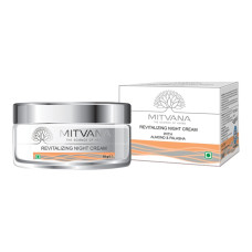MITVANA Крем для лица ночной восстановительный Revitalizing Night Cream with Almond & Palasha, 12 мл
