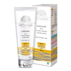 MITVANA Солнцезащитный гель для лица Sunguard SPF 50 Matte Finish Gel, 50 мл
