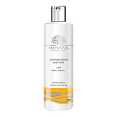 MITVANA Гель для душа увлажняющий МЕД/АБРИКОС Deep Moisturizing Body Wash With Honey & Apricot, 200 мл