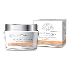 MITVANA Крем для лица ночной восстановительный Revitalizing Night Cream with Almond & Palasha, 50 мл