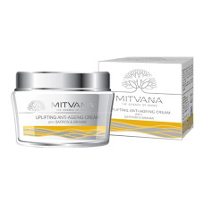MITVANA Крем для лица антивозрастной Uplifting Anti-Ageing Cream with Saffron & Brahmi, 50 мл