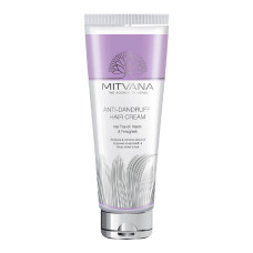 MITVANA Крем для волос против перхоти Anti Dandruff Hair Cream with Tea Tree Oil, Neem & Fenugree, 100 мл
