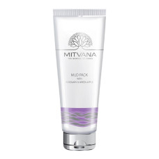 MITVANA Маска для лица глиняная Mud Pack with Rosemary & Green Apple, 100 мл
