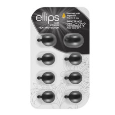 ELLIPS Витамины для волос Ночное сияние с ореховым маслом кукуи и маслом алоэ вера, 8x1мл