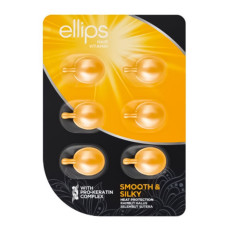 ELLIPS Витамины для волос Безупречный шелк с Про-Кератиновым Комплексом, 6x1мл