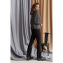 Вязаный свитер серого цвета Тара