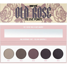 Палетка теней для век Five point, тон 03 Old Rose
