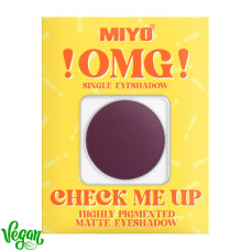 Тени для век матовые высокопигментированные, тон 04 Sweet Plum