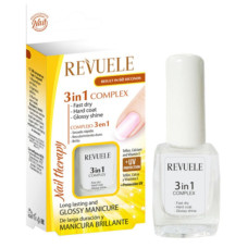 Комплекс 3в1 - быстрое высыхание, твердое покрытие и глянцевый блеск NAIL THERAPY, 10 мл