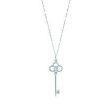 Серебряное ожерелье Key Pendant Tiffany Co