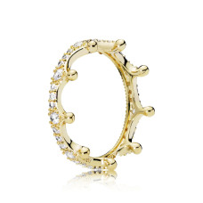 Серебряное кольцо "Корона" 167119CZ