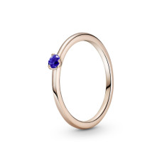 Серебряное кольцо  с небесно-синим камнем 189259C04