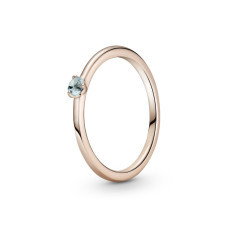 Серебряное кольцо  с голубым камнем 189259C02