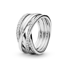 Серебряное кольцо  190919CZ