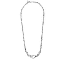 Серебряное колье "Цепь бесконечности" 398902C00