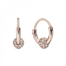 Серебряные серьги "Формула счастья" 288294CZ