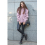 Худи oversize из эко-меха с капюшоном